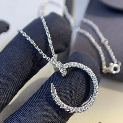 [Crown & Jewelry]JUSTE NECKLACE SILVER DIAMONDS