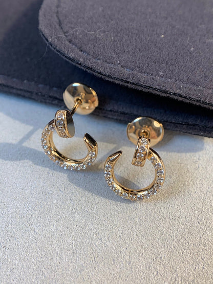 [Crown & Jewelry]JUSTE EARRINGS GOLD DIAMONDS