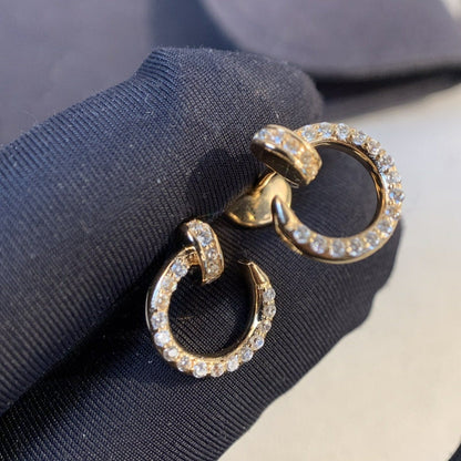 [Crown & Jewelry]JUSTE EARRINGS GOLD DIAMONDS