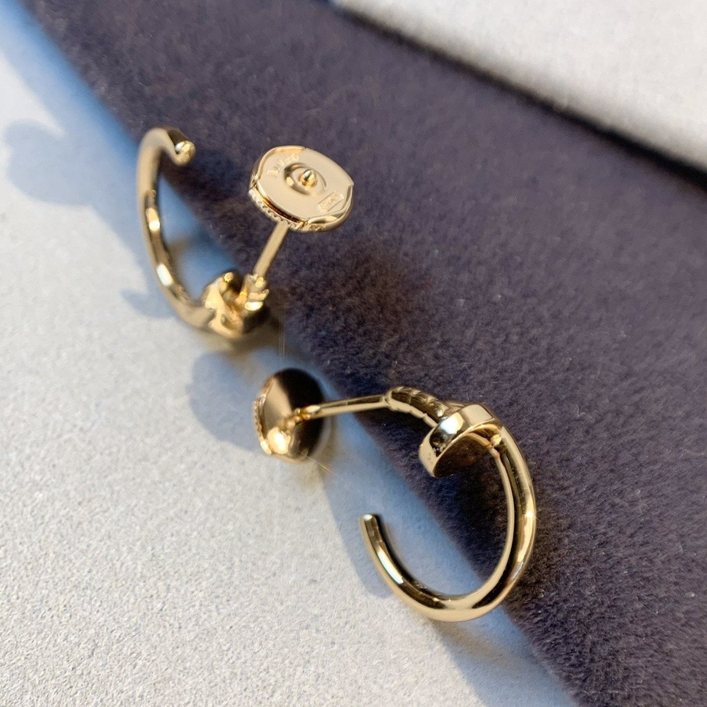 [Crown & Jewelry]JUSTE EARRINGS PINK GOLD