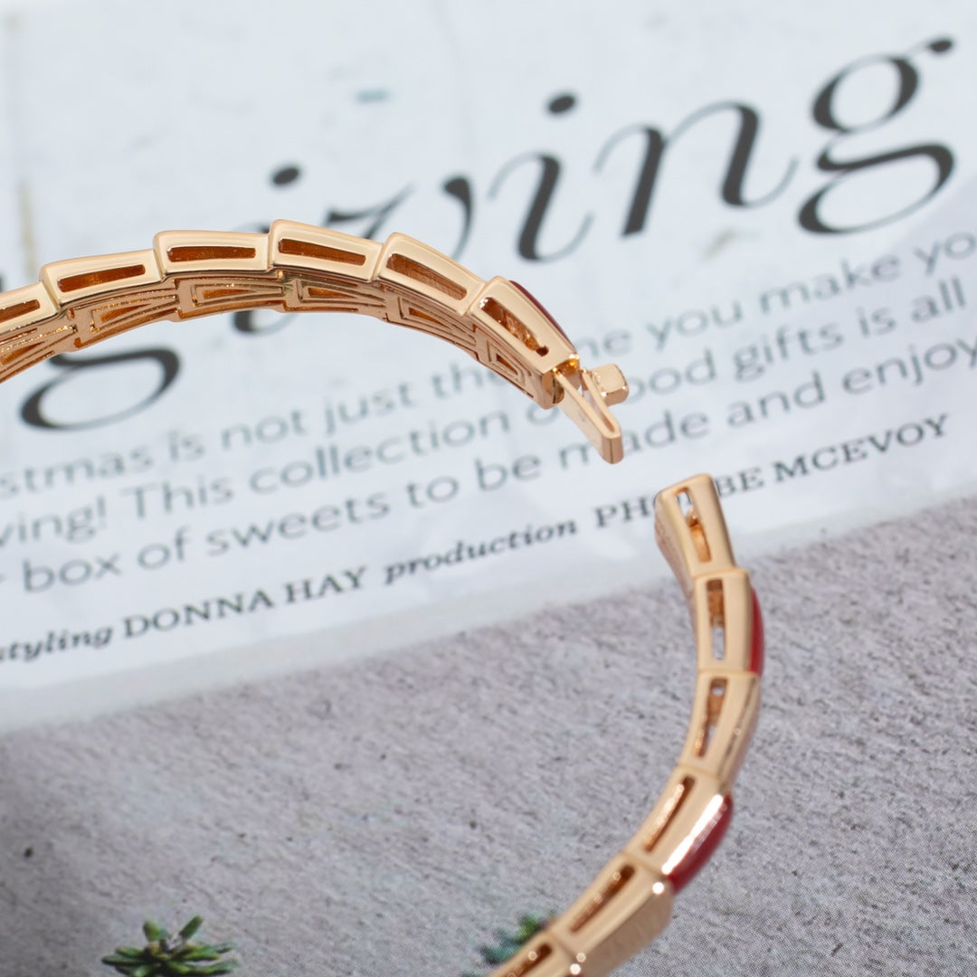 [Crown & Jewelry]SERPENTI BRACELET PINK GOLD RUBELLITE