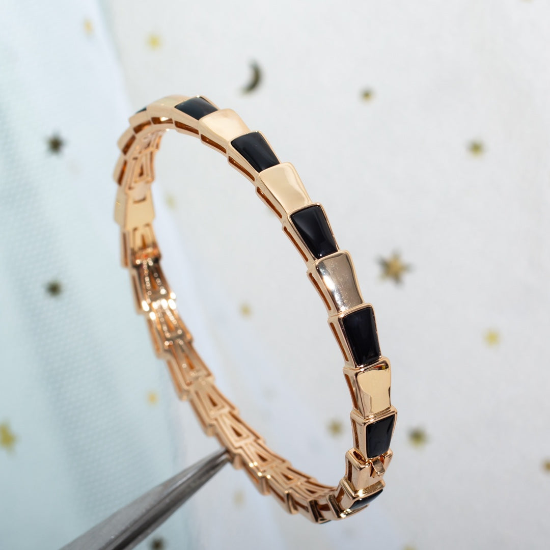 [Crown & Jewelry]SERPENTI BRACELET PINK GOLD ONYX
