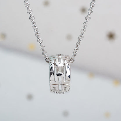 [Crown & Jewelry]PARENTESI NECKLACE SILVER