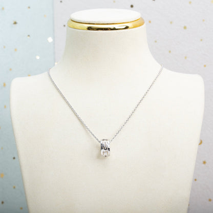 [Crown & Jewelry]PARENTESI NECKLACE SILVER
