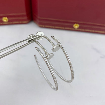 [Crown & Jewelry]JUSTE EARRINGS FULL DIAMONDS 1.8MM