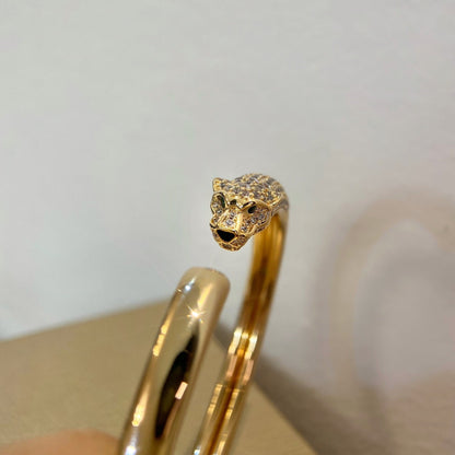 [Crown & Jewelry]PANTHERE GOLD DIAMOND OPEN BRACELET