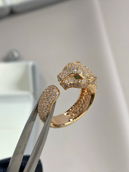 [Crown & Jewelry]PANTHERE PINK GOLD DIAMOND RING