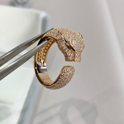 [Crown & Jewelry]PANTHERE PINK GOLD DIAMOND RING