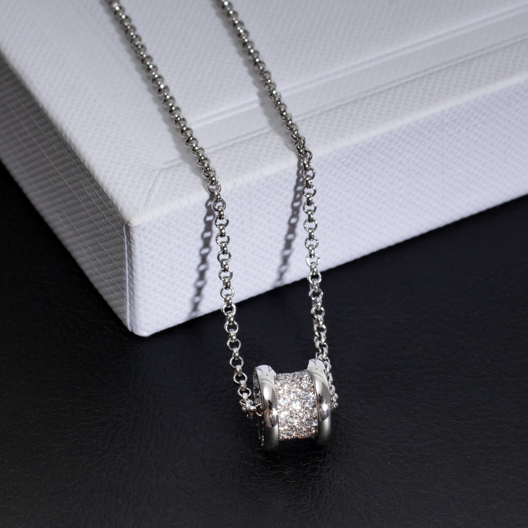 [Crown & Jewelry]ZERO 1 SILVER DIAMOND NECKLACE