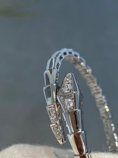[Crown & Jewelry]SERPENTI BRACELET DIAMONDS SILVER