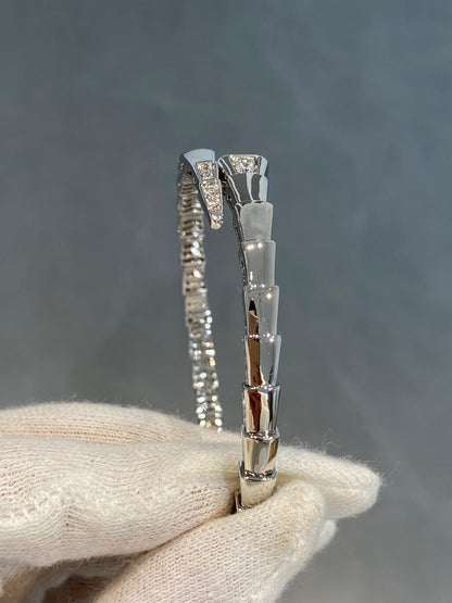[Crown & Jewelry]SERPENTI BRACELET DIAMONDS SILVER