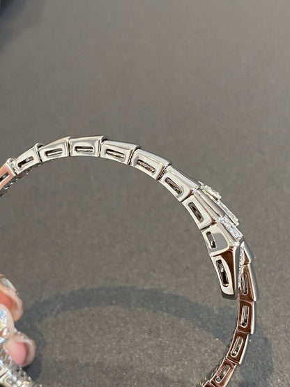 [Crown & Jewelry]SERPENTI BRACELET DIAMONDS SILVER