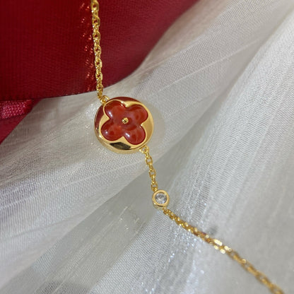 [Crown & Jewelry]SUN PEDANT CARNELIAN BRACELET