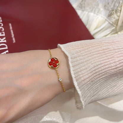 [Crown & Jewelry]SUN PEDANT CARNELIAN BRACELET