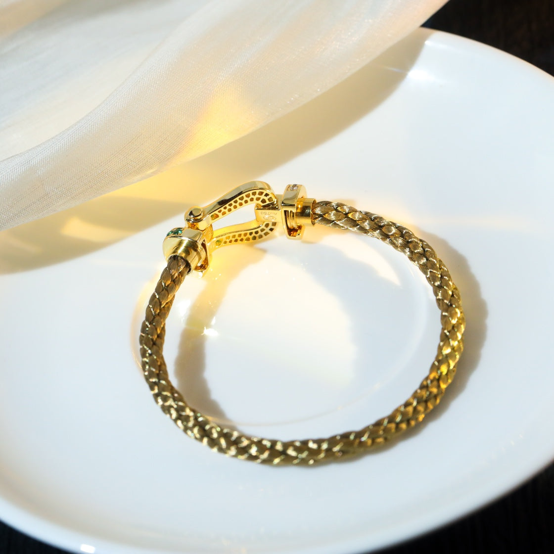 [Crown & Jewelry]FORCE 10 GOLD GREEN DIAMOND PAVED