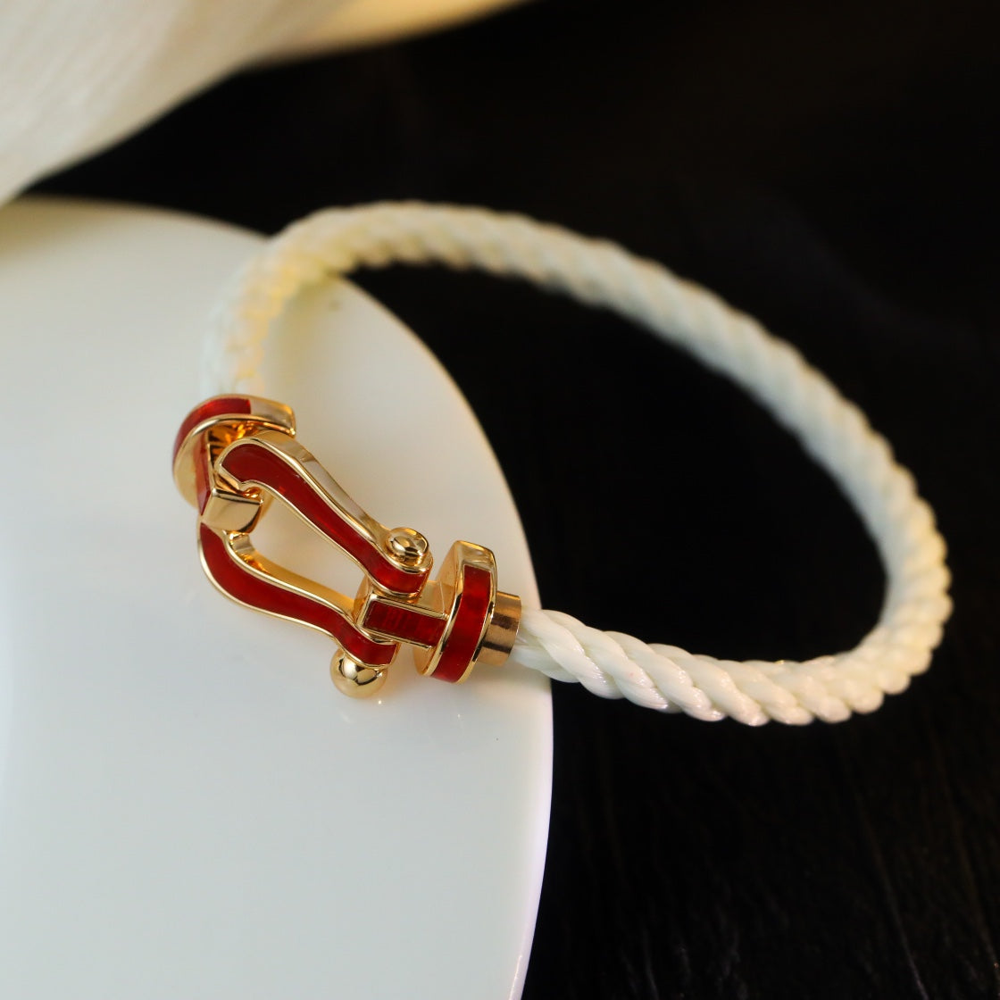 [Crown & Jewelry]FORCE 10 WHITE TEXTILE DIAMOND PAVED