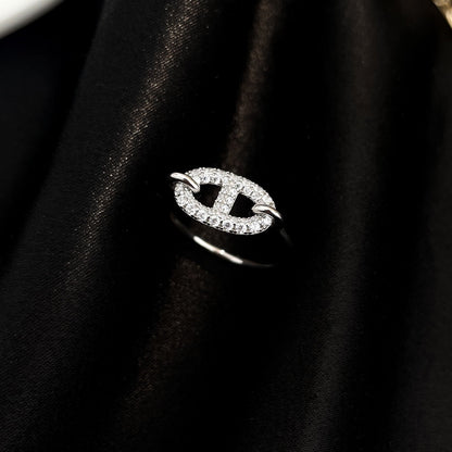 [Crown & Jewelry]RONDE SMALL SILVER DIAMOND RING