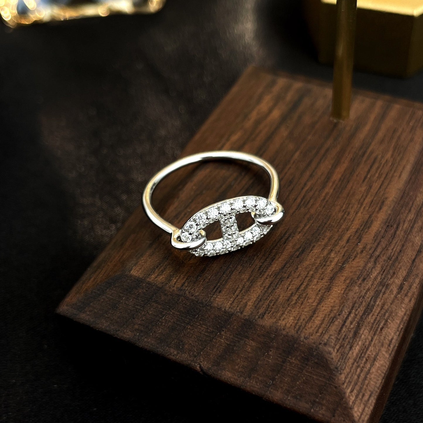 [Crown & Jewelry]RONDE SMALL SILVER DIAMOND RING