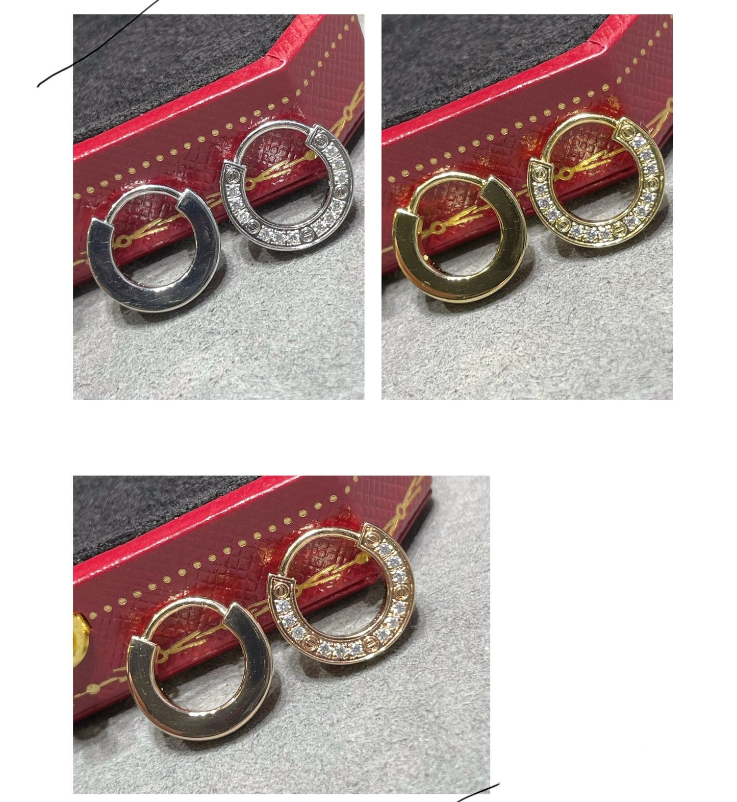 [Crown & Jewelry]LOVE DIAMOND EARRINGS