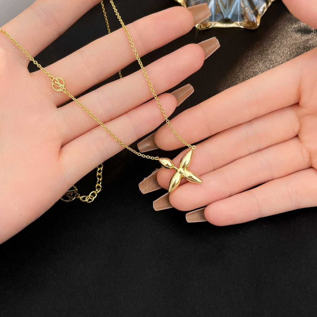 [Crown & Jewelry]LOUISETTE GOLD NECKLACE