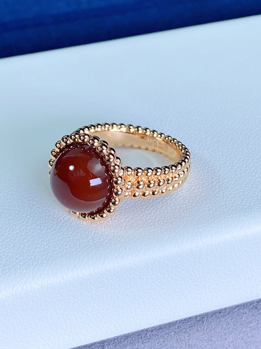 [Crown & Jewelry]PERLEE COULEURS ROSE GOLD RING