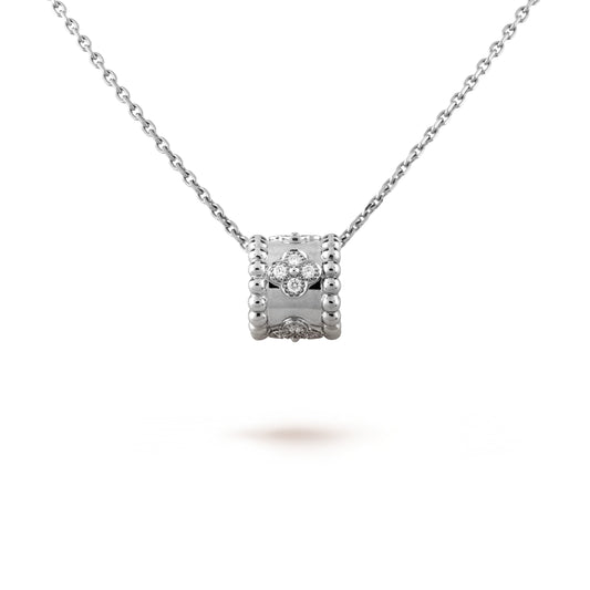 [Crown & Jewelry]PERLEE PEDANT SIVLER DIAMOND NECKLACE