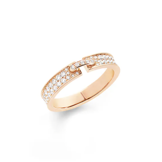 [Crown & Jewelry]ALLIANCE LIENS VIDENCE PAVED DIAMOND 4MM RING