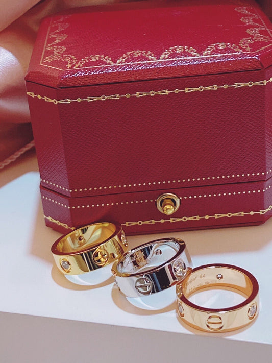 [Crown & Jewelry]Three-Diamond Ring