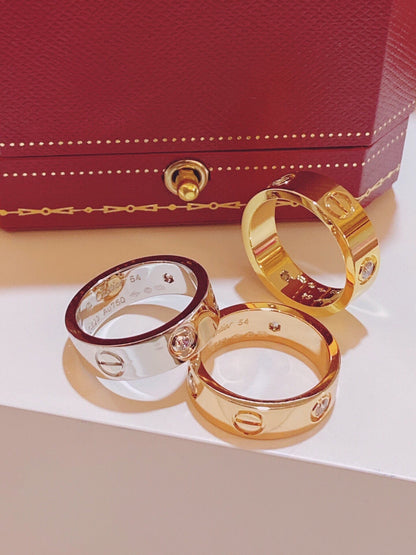 [Crown & Jewelry]Three-Diamond Ring