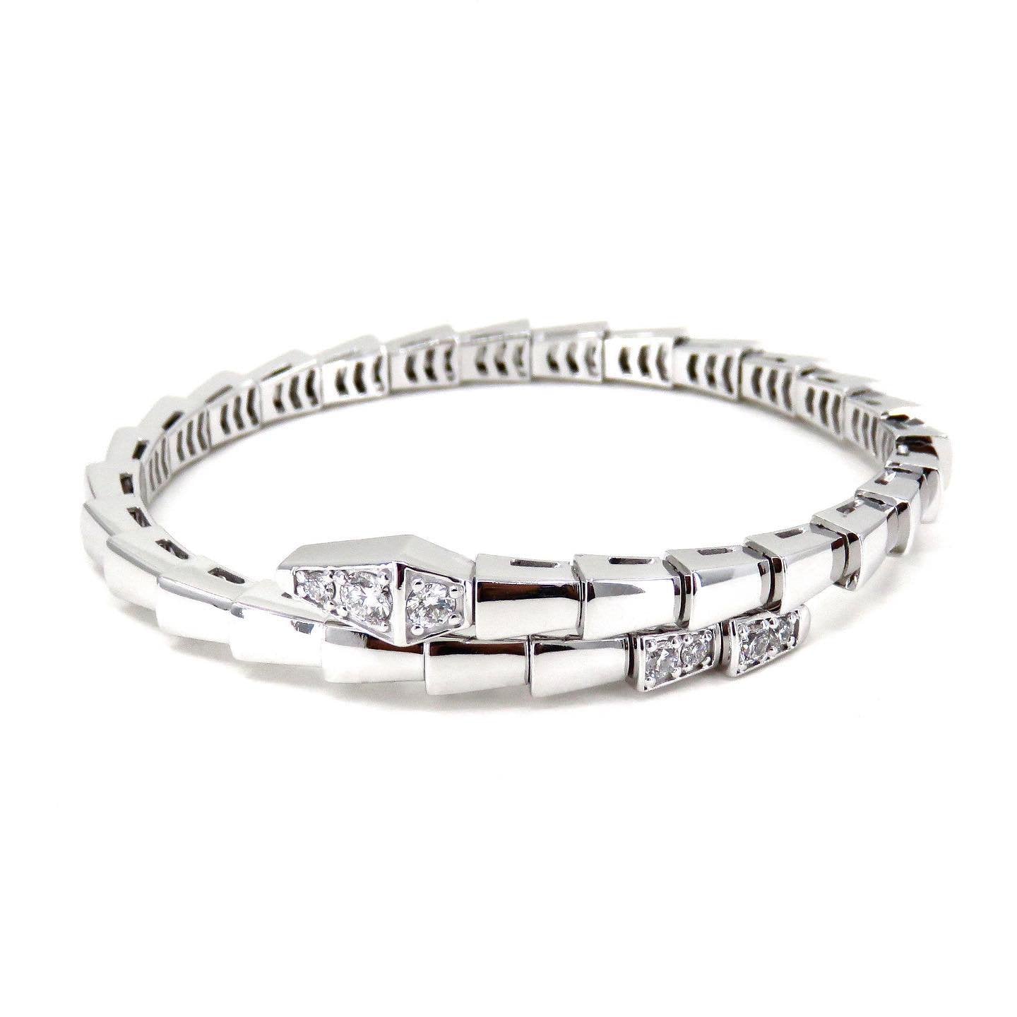 [Crown & Jewelry]SERPENTI BRACELET DIAMONDS SILVER