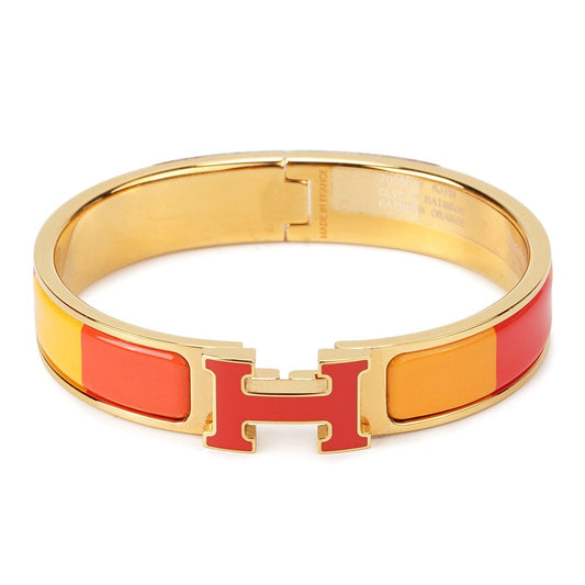 [Crown & Jewelry]H BRACELET ORANGE RAINBOW CERAMIC