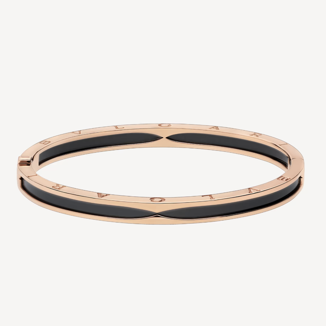 [Crown & Jewelry]ZERO 1 PINK GOLD WITH BLACK CERAMIC BRACELET