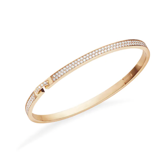[Crown & Jewelry]LIENS VIDENCE DIAMOND PAVED BRACELET