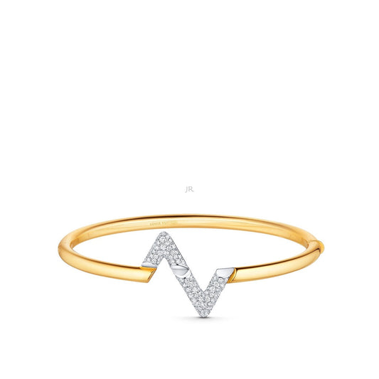 [Crown & Jewelry]VOLTE UPSITE DOWN GOLD DIAMOND BRACELET