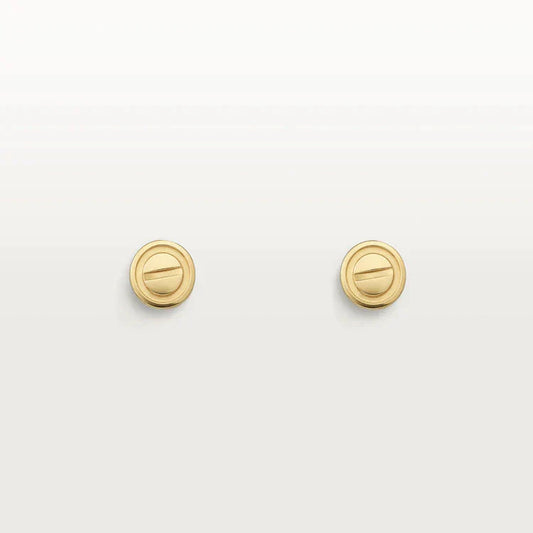 [Crown & Jewelry]LOVE EARRINGS GOLD 10MM