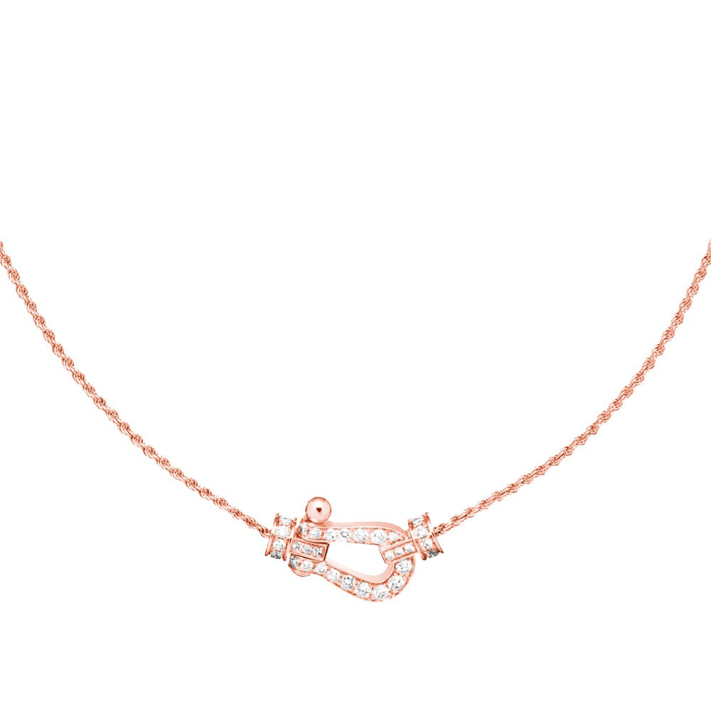 [Crown & Jewelry]FORCE 10 PINK GOLD DIAMOND NECKLACE