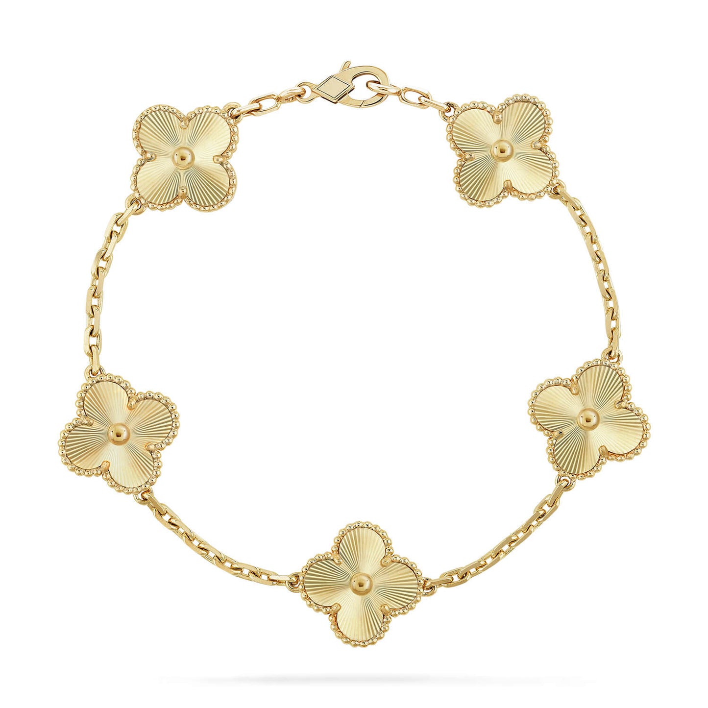 [Crown & Jewelry]CLOVER 5 FLOWERS LASER BRACELET