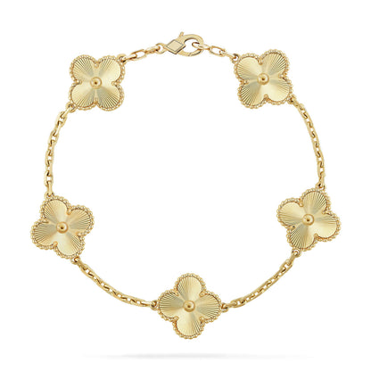 [Crown & Jewelry]CLOVER 5 FLOWERS LASER BRACELET