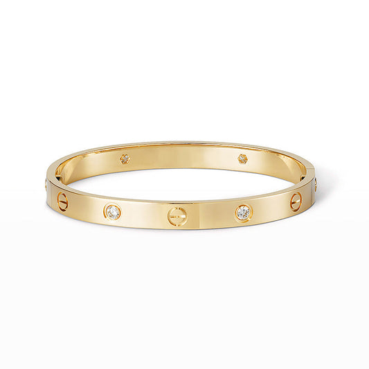 [Crown & Jewelry]LOVE BRACELET 6.1MM 4 DIAMONDS