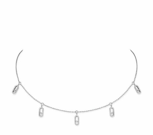 [Crown & Jewelry] MK 5 SLIDING DIAMOND NECKLACE