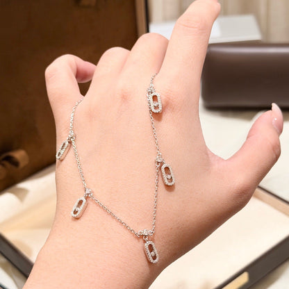 [Crown & Jewelry] MK 5 SLIDING DIAMOND NECKLACE