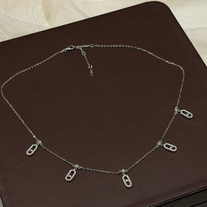 [Crown & Jewelry] MK 5 SLIDING DIAMOND NECKLACE