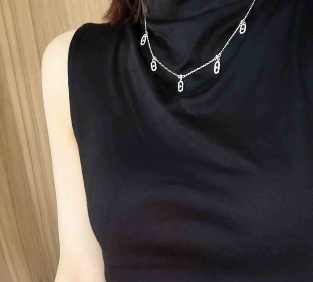 [Crown & Jewelry] MK 5 SLIDING DIAMOND NECKLACE