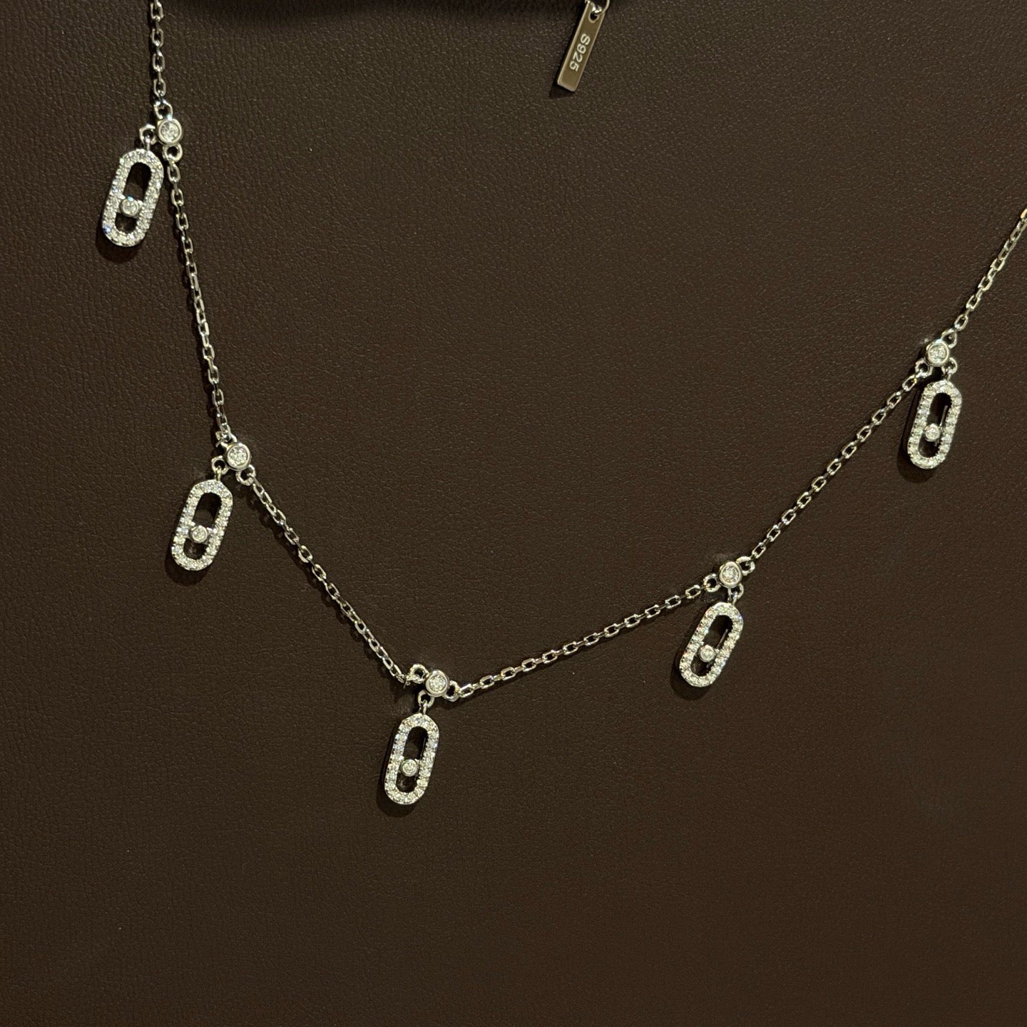 [Crown & Jewelry] MK 5 SLIDING DIAMOND NECKLACE
