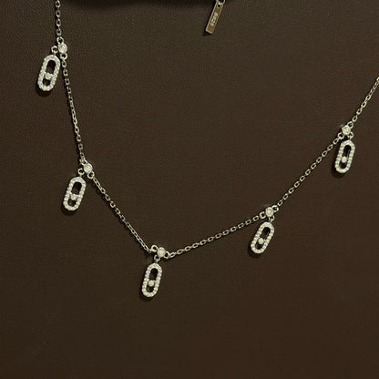 [Crown & Jewelry] MK 5 SLIDING DIAMOND NECKLACE