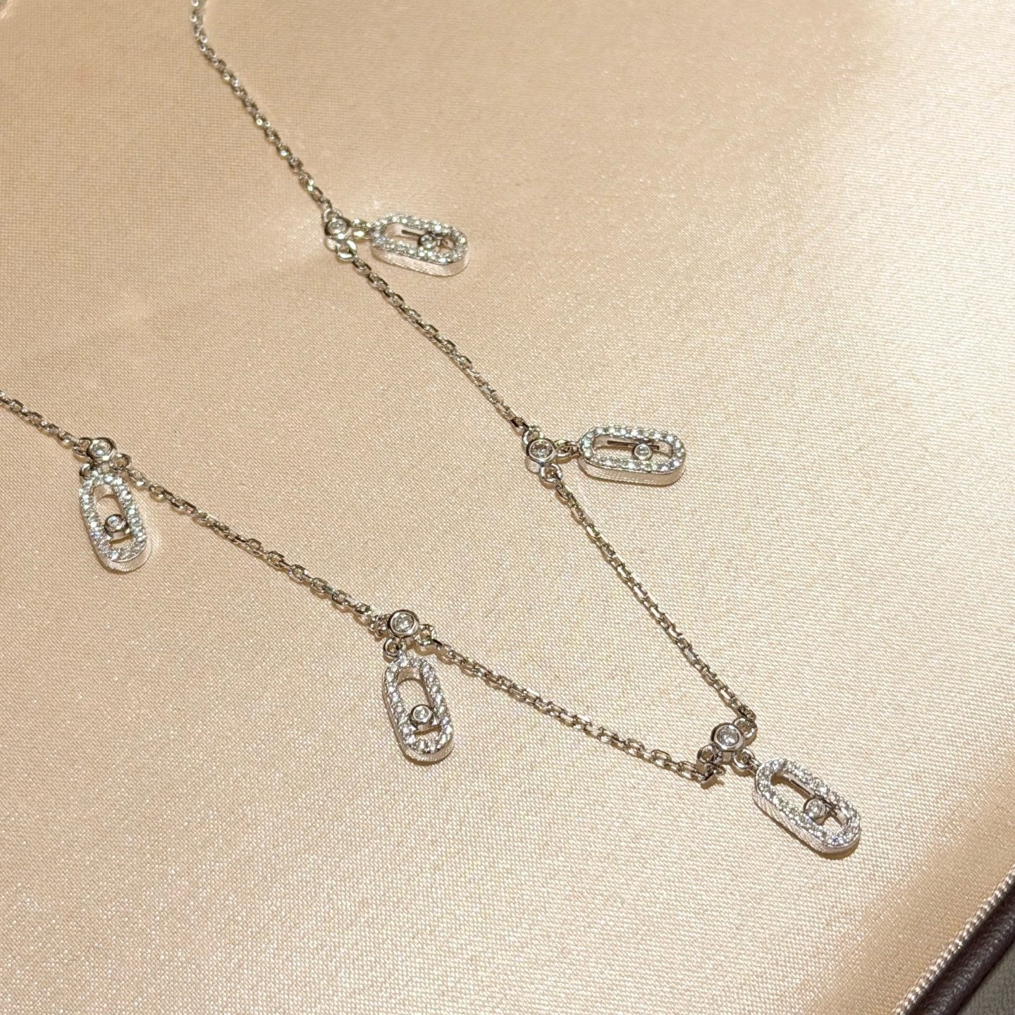 [Crown & Jewelry] MK 5 SLIDING DIAMOND NECKLACE