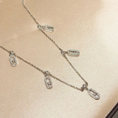 [Crown & Jewelry] MK 5 SLIDING DIAMOND NECKLACE