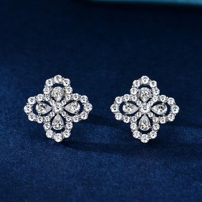 [Crown & Jewelry]LOOP EARRINGS FULL MOTIF DIAMOND 16MM