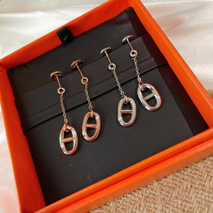 [Crown & Jewelry]CHAINE TASSEL EARRINGS