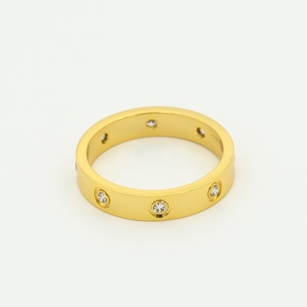 [Crown & Jewelry]LOVE RING 3.6MM 8 DIAMONDS
